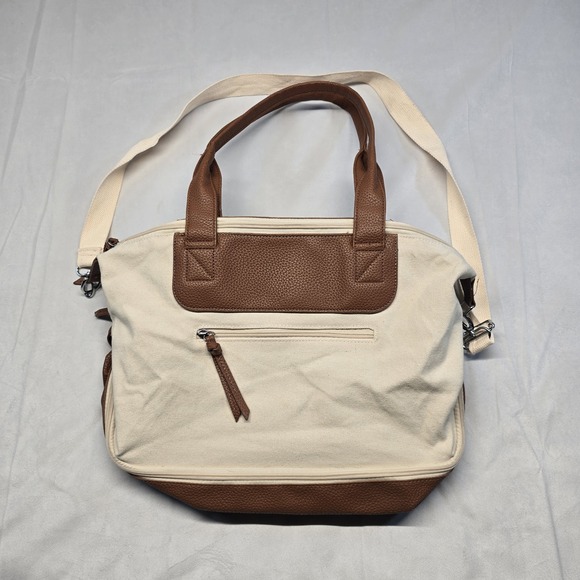 Graf Lantz Handbags - Graf Lants Tan Canvas/leather Tote